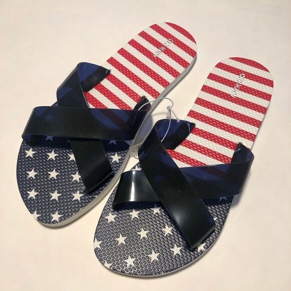 Old Navy Shoes - Jelly Slides Womens 11 Americana